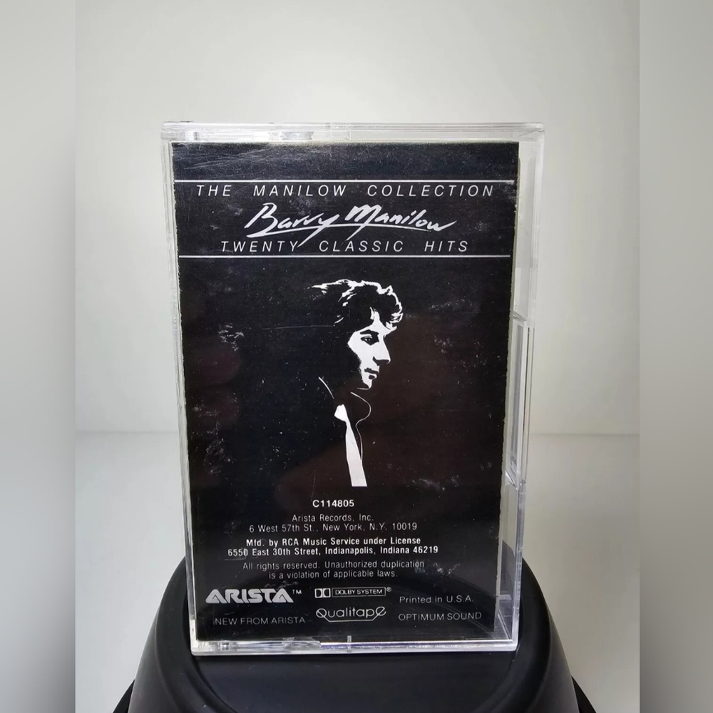 Barry Manilow *The Manilow Collection* Cassette - 20 Classic Hits
